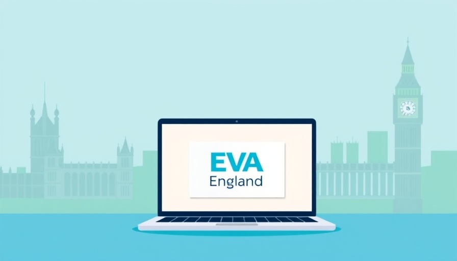 EVA England Charge Up Change campaign graphic with UK landmarks.