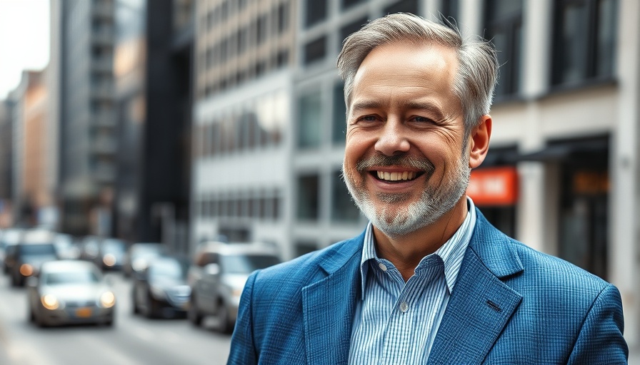 Opportunities for UK Car Dealers in 2025: Confident businessman in urban setting