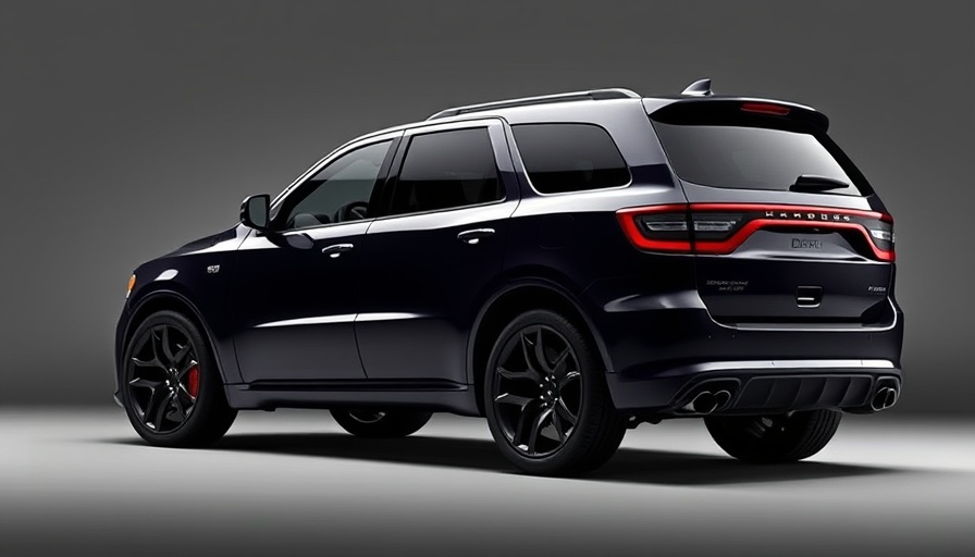 2026 Dodge Durango SRT Hellcat parked in a studio.