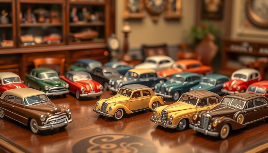 Father’s Day gifts for car lovers featuring classic car model kits.