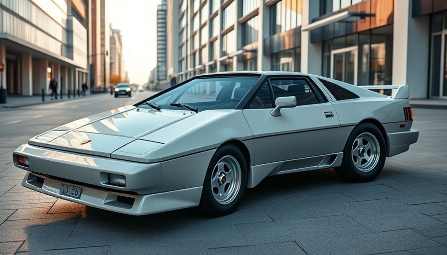 1988 Lotus Esprit Turbo parked in urban setting