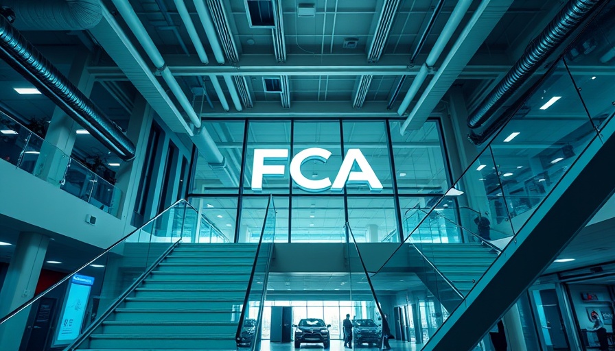 FCA office interior with logo, relating to Motor Finance Redress Scheme.