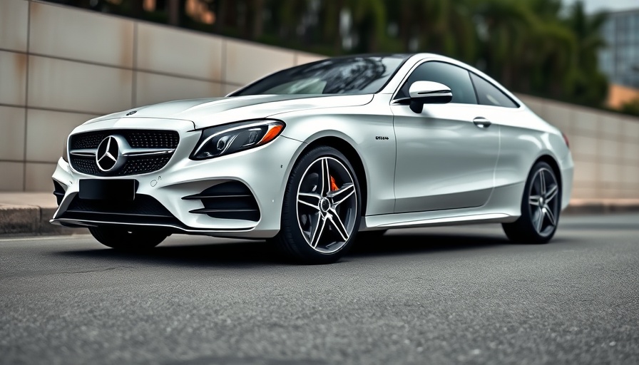 Sleek white Mercedes-Benz as VIP player reward.