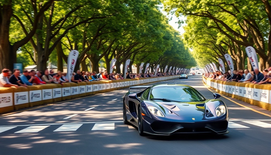 MG powers up at Goodwood Festival of Speed start line.