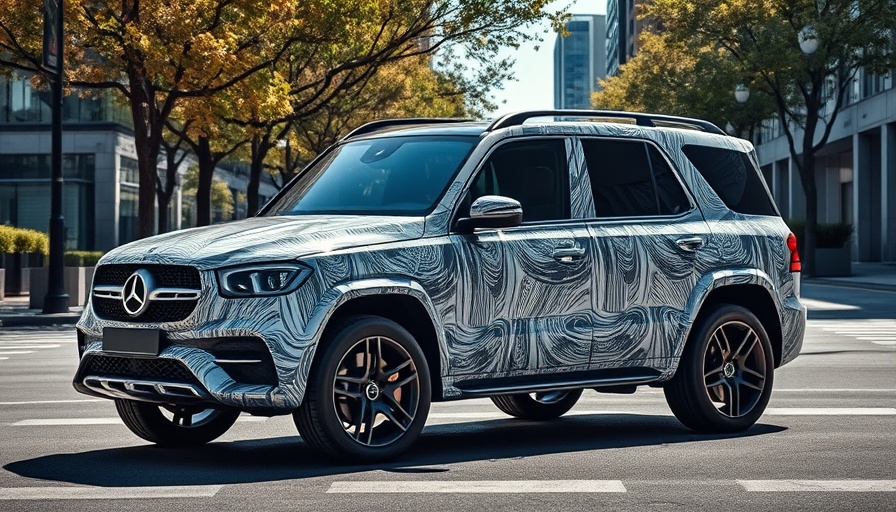 Camouflaged Mercedes GLC EV prototype tested in urban area