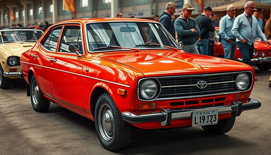 Classic 1972 Toyota Corolla 1600 at auction with vintage appeal.