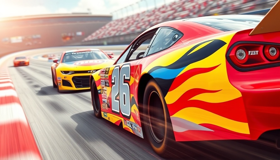 NASCAR race cars competing, showcasing teammate racing ethics.