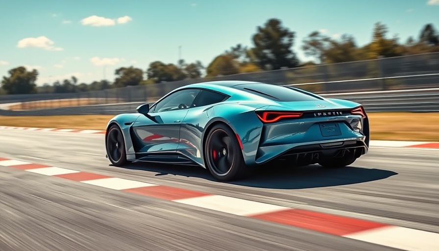 Rimac Nevera R showcasing performance on race track