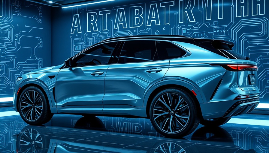 Futuristic Omoda SUV at dealerships with advanced design