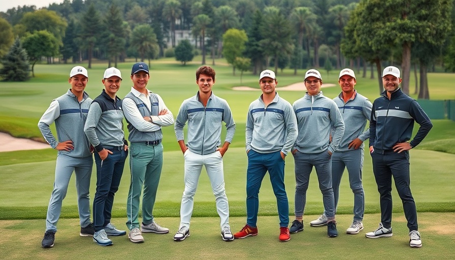 Bowker BMW sponsors Preston Golf Club Junior Team on golf course.