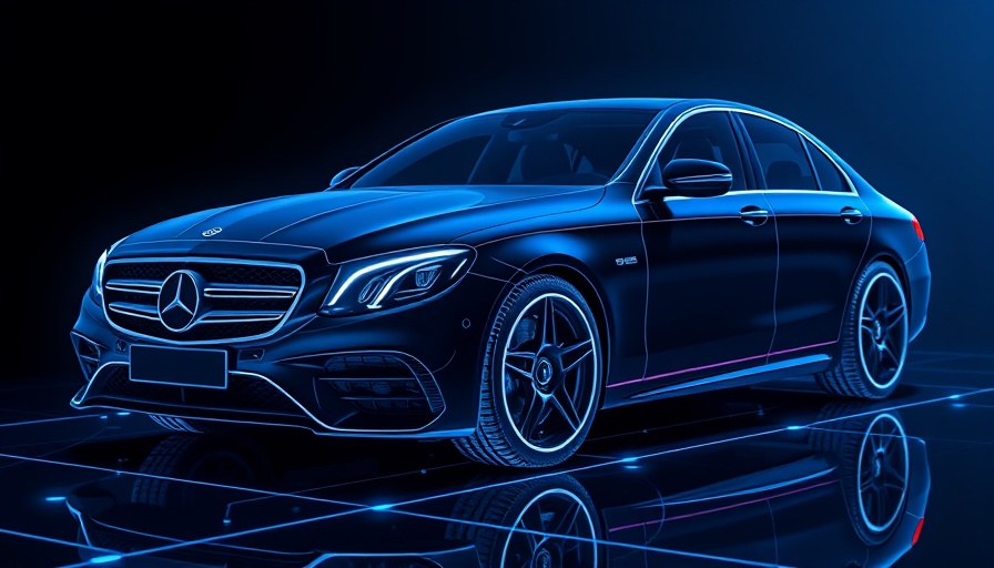 Benefits of TPMS in Mercedes-Benz illustrated with a digital display