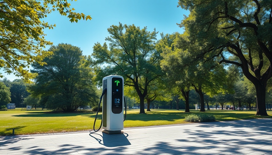 Electric charging station in park hints at Mercedes EQ pricing changes.