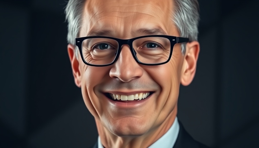 Confident middle-aged man in professional portrait.