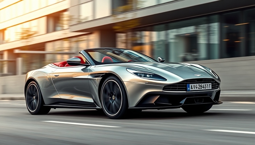 Sleek 2026 Aston Martin Vanquish Volante parked in urban setting