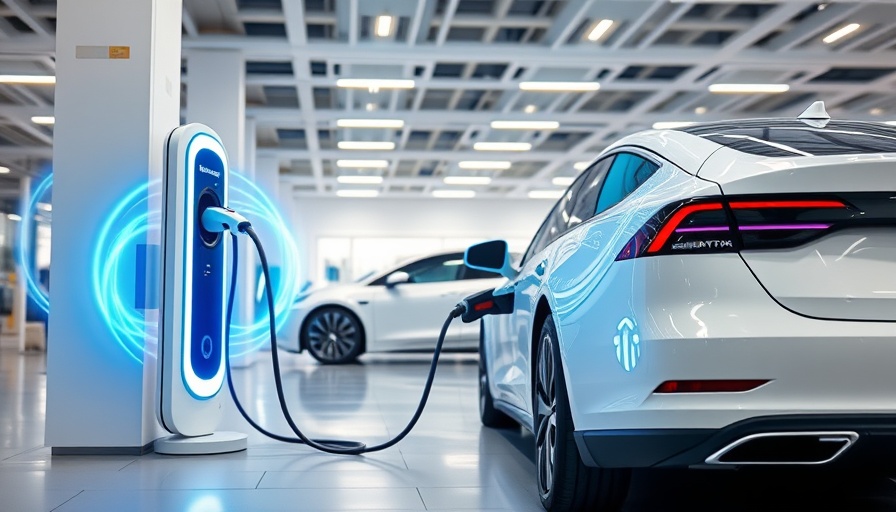 Electric vehicle charging scene showcases rising used EV searches.