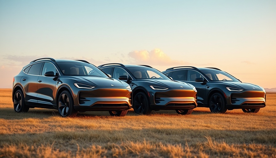 Modern electric SUVs showcasing design for £1,500 grant.