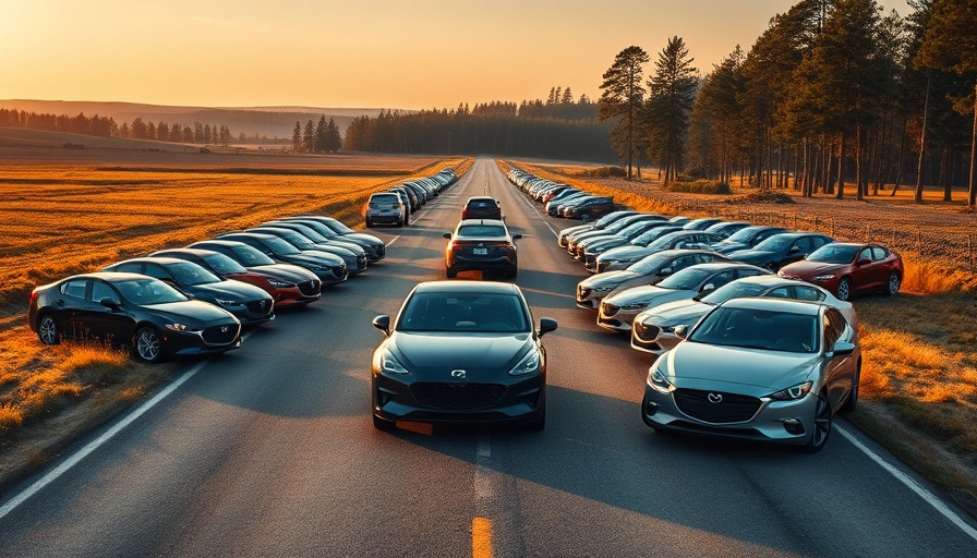 Mazda UK warranty news: Diverse lineup of Mazda cars.