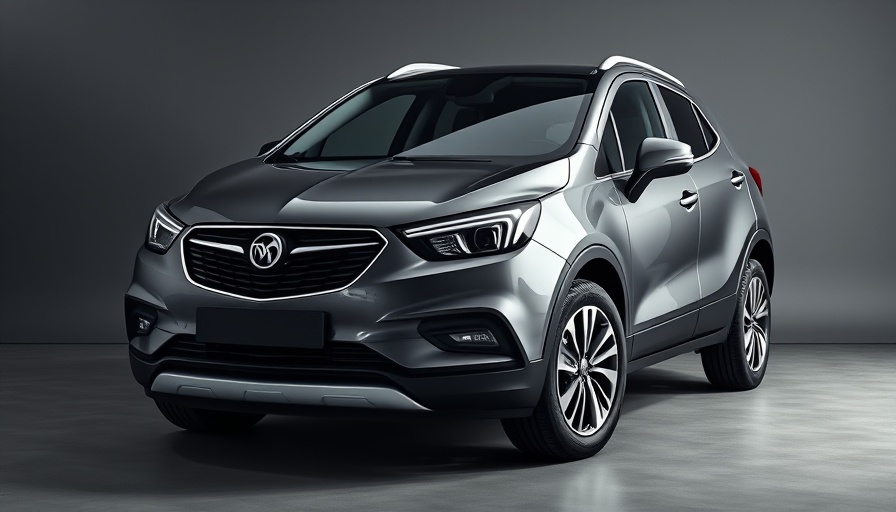 Vauxhall Mokka GSE pricing and specs showcased in a sleek studio setting.