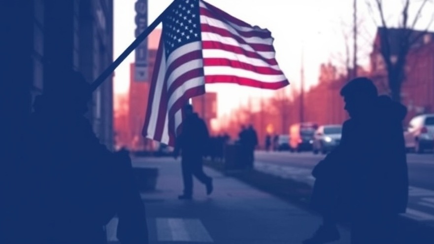 Webinar event poster on Veteran Stories Homelessness with American flags.