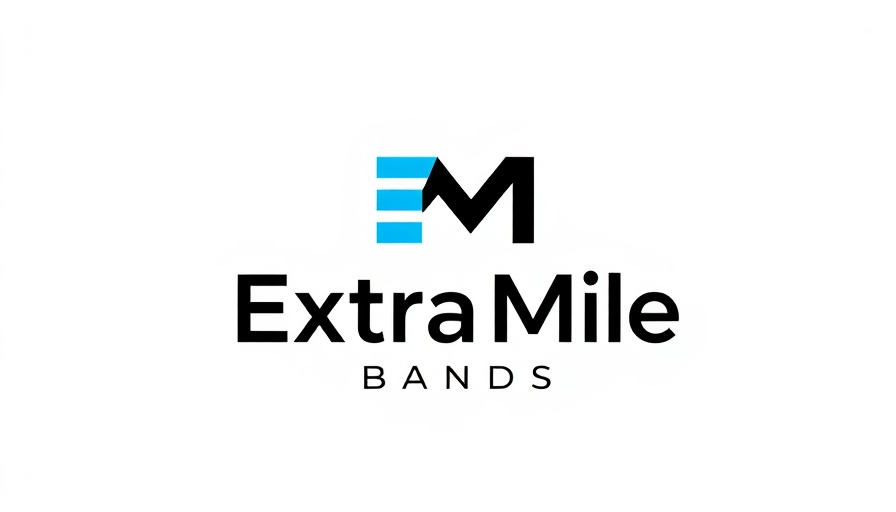Extra Mile Brands modern logo design.