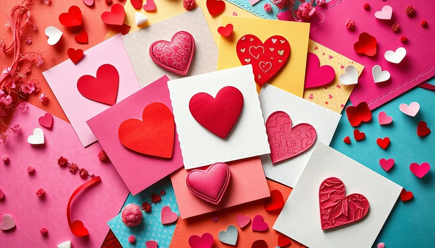 Handmade Valentine cards for Valentine’s Day Kindness Project.