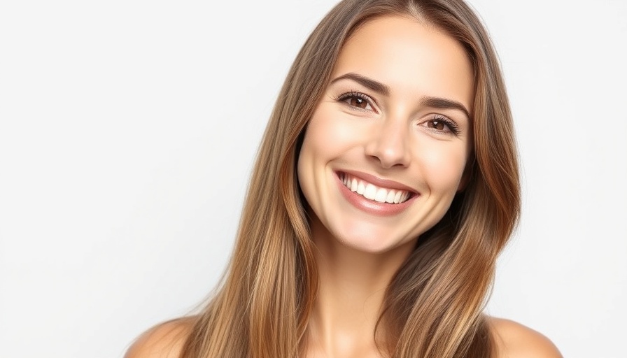 Portrait of smiling woman with long brown hair, professional attire against white background.