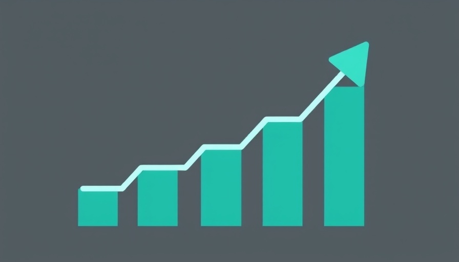 Graph showing rising investment opportunities with upward trend.