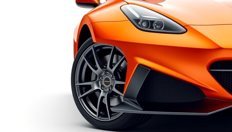 Sleek orange sports car front view, ZR1 Configurator highlighted.