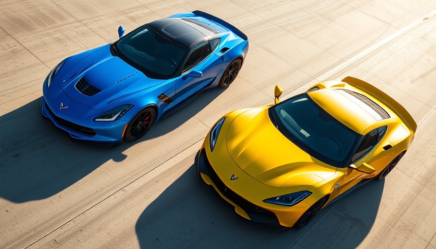 Corvette Z06 vs Maserati MC20 U-Drag race on a sunny track.