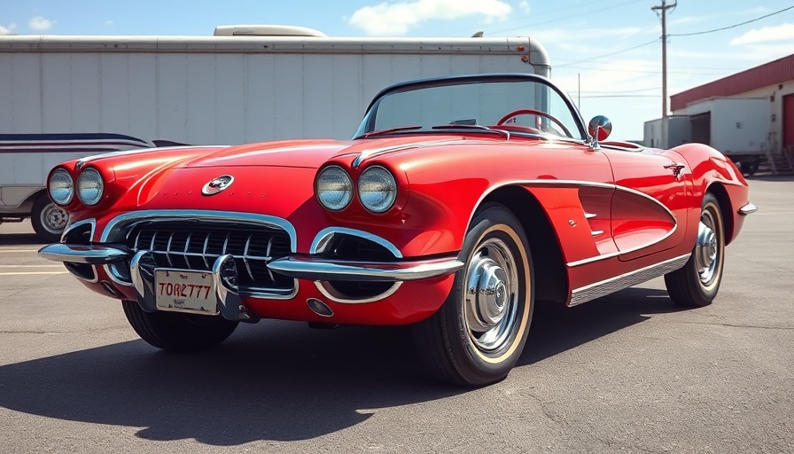 1962 Corvette barn find in great condition, parked outside.