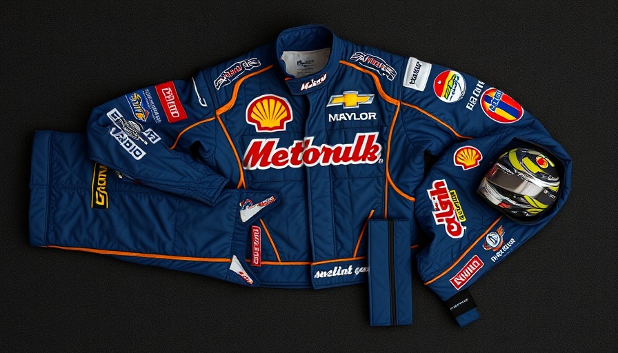 Antonio Garcia Racing Suit with sponsor logos, ready for auction