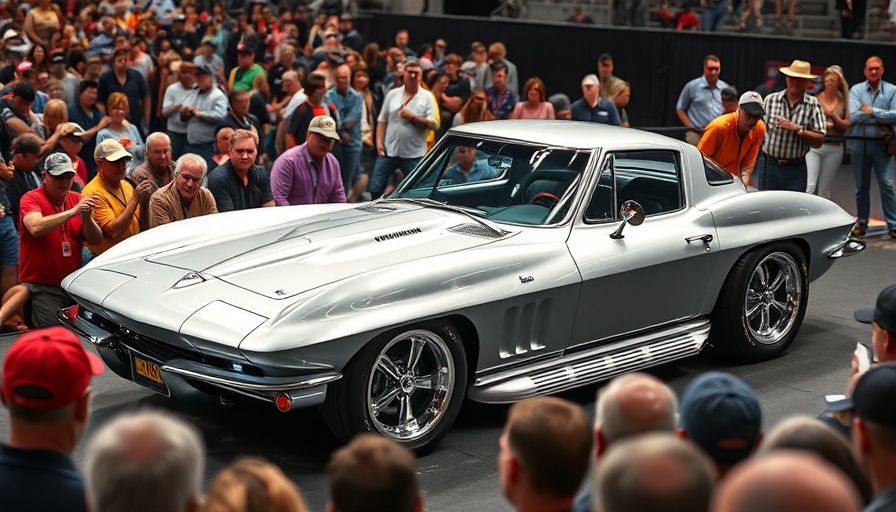 Jeff Hayes Corvette Restomods on display at Barrett-Jackson auction