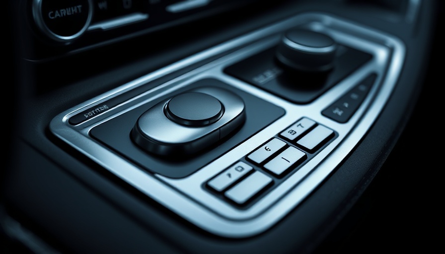 Close-up of Corvette interior buttons reflecting 2026 design changes