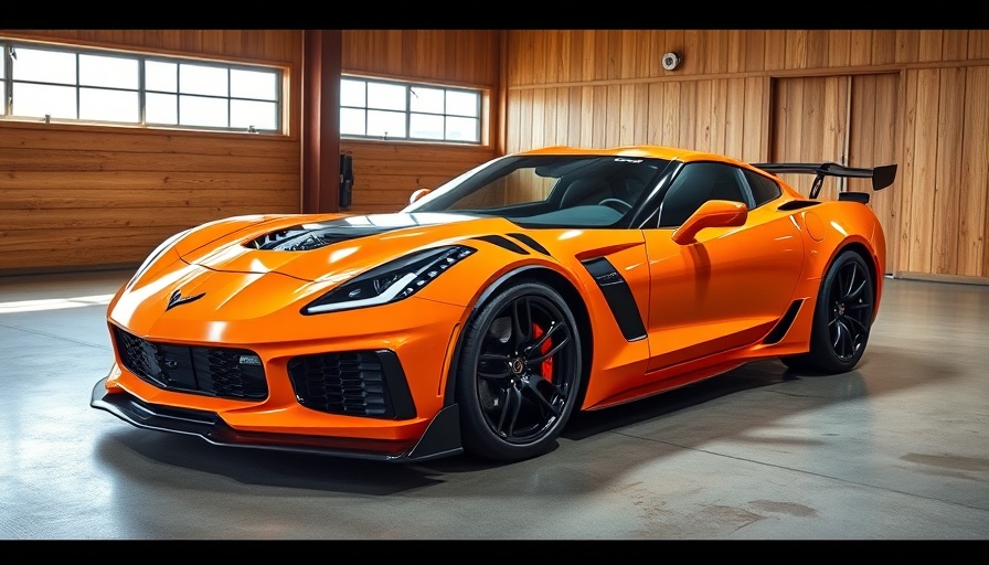 1500 HP C7 Corvette ZR1 in a spacious wooden garage.