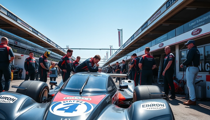 Tommy Milner joins DXDT Racing, race team preparing car.