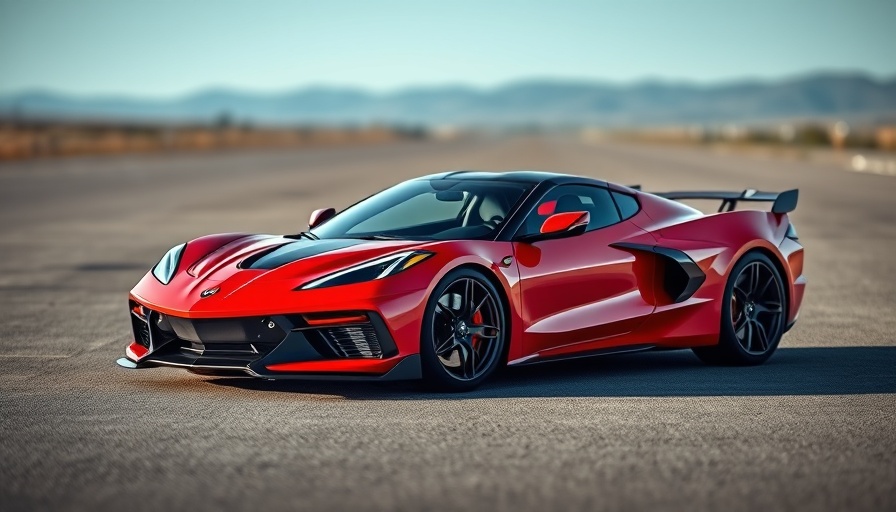 C8 Corvette ZR1 parked with blurred horizon, showcasing retention policy.