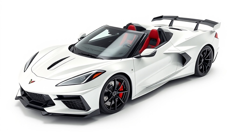 2025 Corvette ZR1 with specifications and features highlighted.