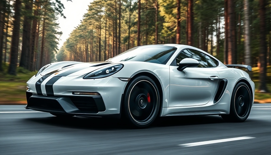 2025 Corvette ZR1 driving through a forested road