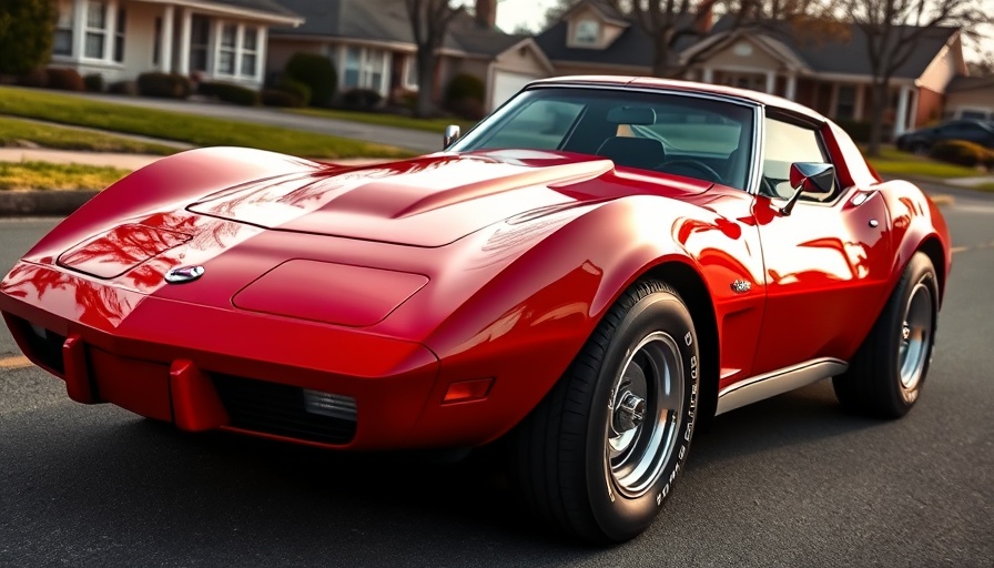 1975 Corvette for sale with condition in suburban setting.