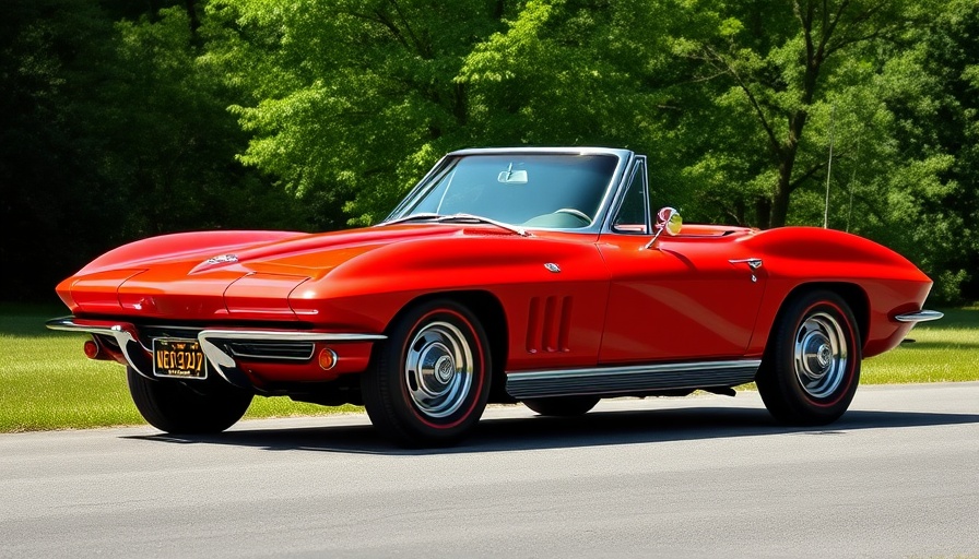 Classic 1964 Corvette Convertible for sale in scenic setting.