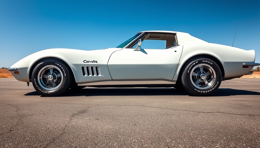 Classic Corvettes for Sale: White Corvette showcased at Spring Turkey Run event.