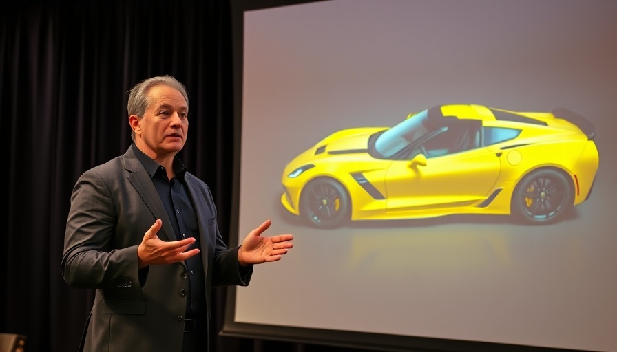 2025 Corvette team update presentation with Corvette ZR1 image.