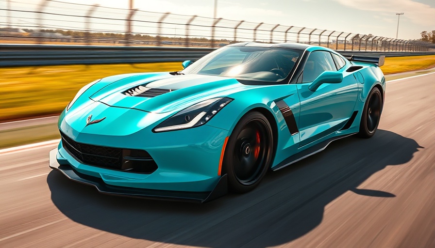 Corvette racing at Watkins Glen, vibrant and dynamic.