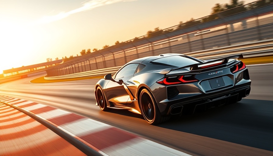 2025 C8 Corvette ZR1 displaying impressive speed at race track.