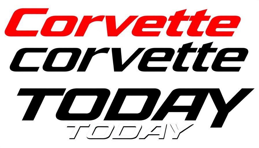 Corvette Today logo and text showcasing brand highlights.