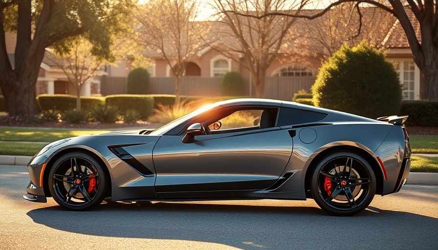 2019 Chevrolet Corvette Grand Sport Coupe parked in sunlight.