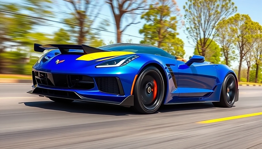 2025 Corvette ZR1 demonstrating high-speed performance on a road.