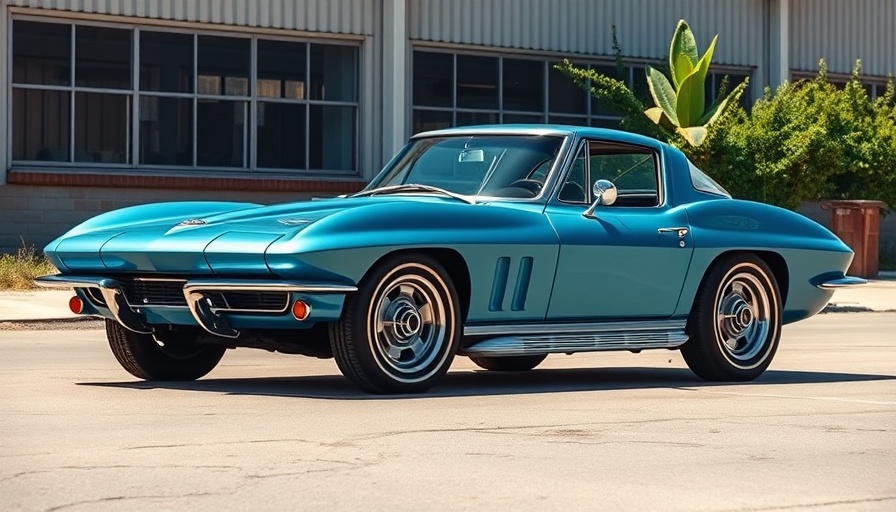 1966 Corvette for project restoration parked in sunny weather.