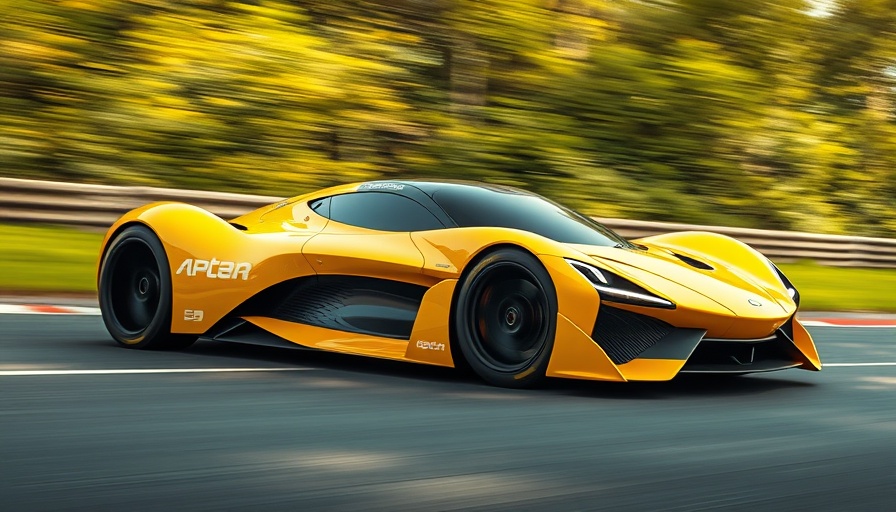 Corvette CX racing in Gran Turismo 7, vibrant yellow car on track.