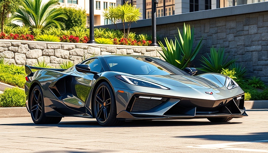 2024 Chevrolet Corvette for sale in urban outdoor setting.